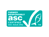 Aquaculture Stewardship Council (ASC) certifies aquaculture production of the product conforms to the world's leading standard for responsibly farmed fish and seafood.