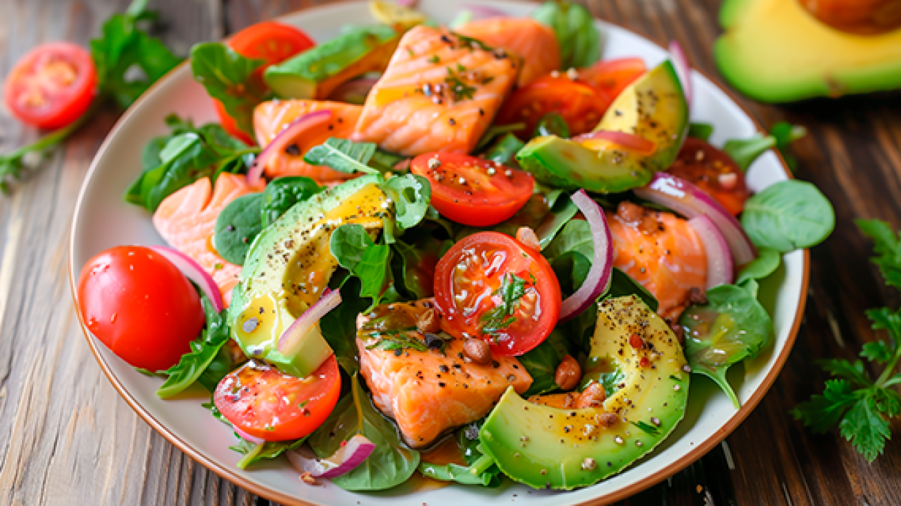 Avocado Salmon Salad
